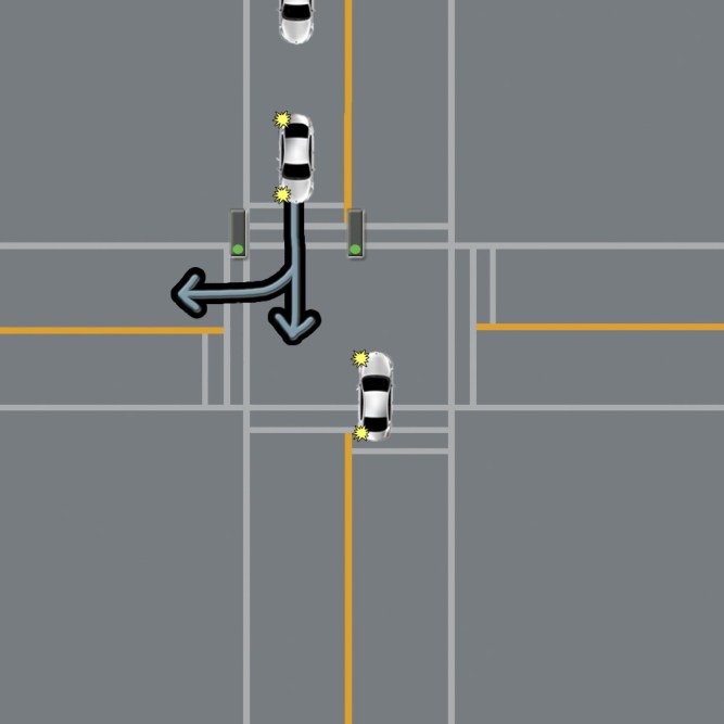 Checks To Make In Left Turn Lane